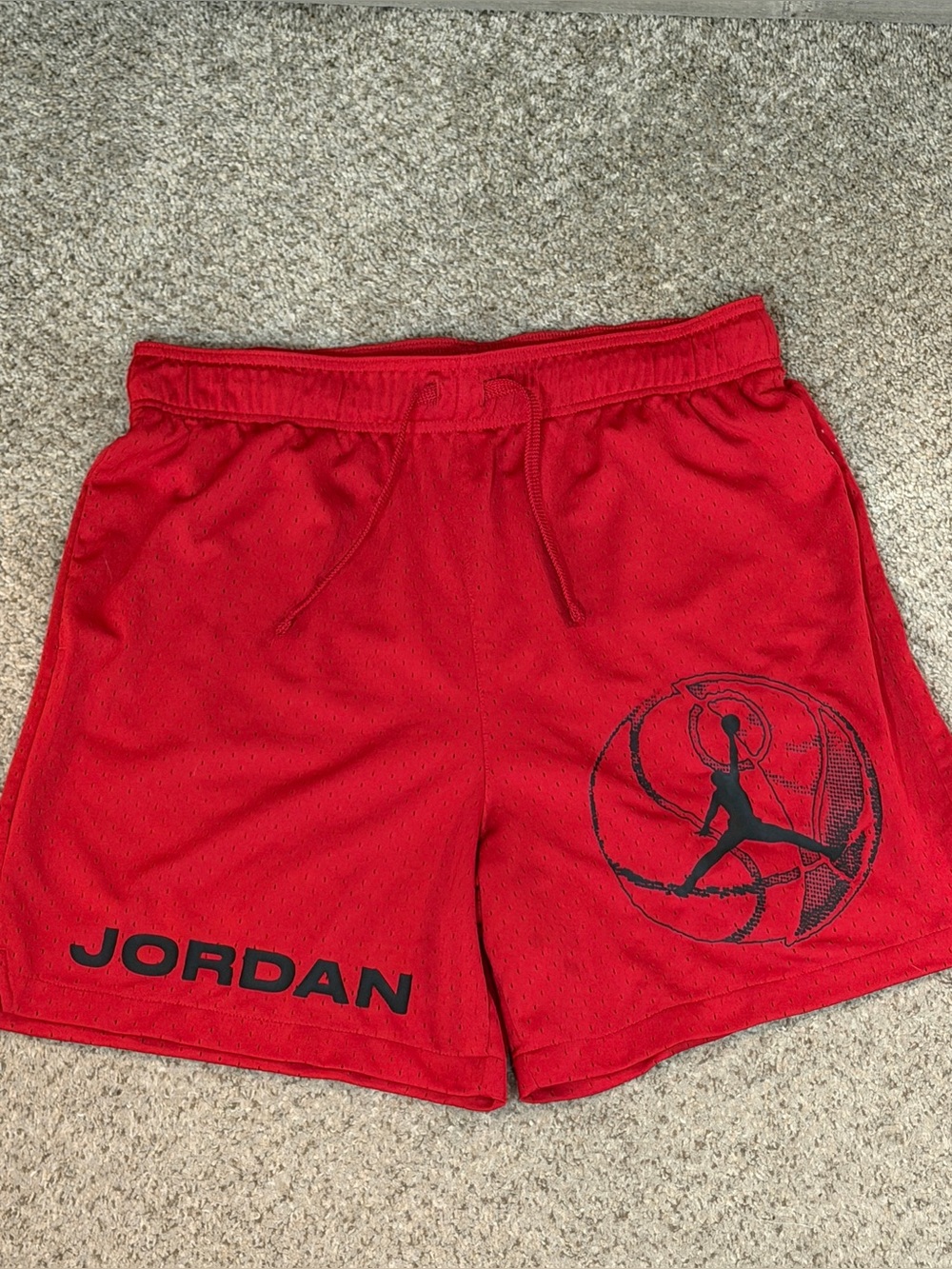 Air Jordan Jumpman Basketball Shorts Red Mesh
Dri Fit Athletic Gym Casual XL